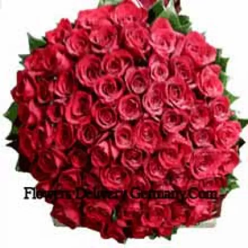 Bouquet de 101 roses rouges